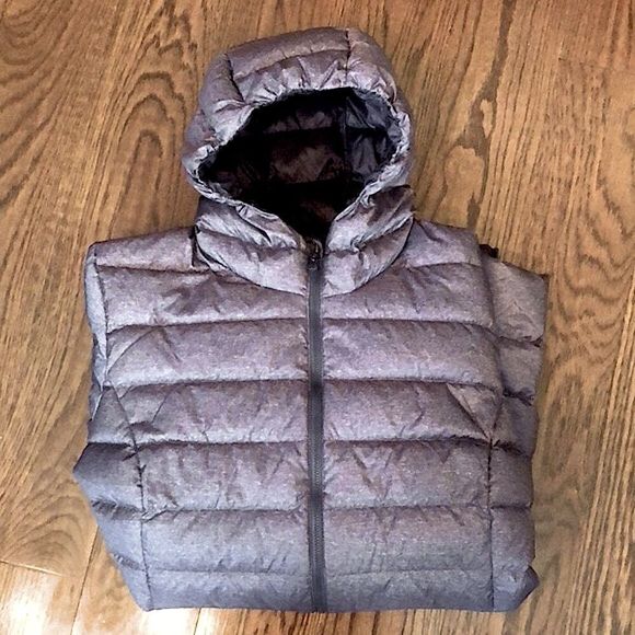 EDDIE BAUER Women's Charcoal Grey Quilted Down Hooded Parka 650 Size XXL - Picture 12 of 15